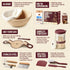 9" Set Superbaking Sourdough Starter Kit, Splinter-Free Banneton Bread Proofing Basket with Non-Stick Silicone Dough