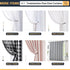 Treatmentex Pompom Window Curtain Panels, Natural 45" Long Ivory Curtain Drapes for Small Windows