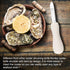 Nonley Oyster Shucking Knife, 2 Pack Oyster Knife Set with Cut Resistant Gloves, Stainless Steel Seafood Tools