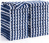 Homaxy 24 Pack Kitchen Dish Cloths, Ultra Soft Microfiber Cleaning Cloths, Fast Drying, Non-Linting, Navy Blue