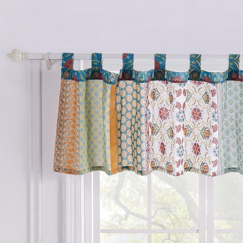 Barefoot Bungalow Thalia Window Valance, Multi Color