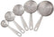 Stainless Steel Measuring Cups - 5 Piece Heavy Duty Set with Storage Ring