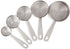 Stainless Steel Measuring Cups - 5 Piece Heavy Duty Set with Storage Ring