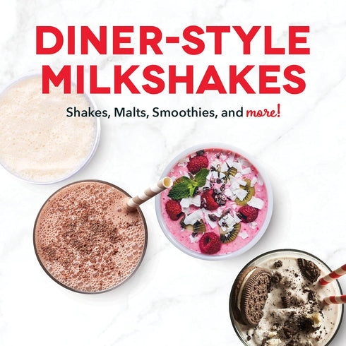 Dash Retro Milkshake Maker - 24oz for Malts, Soda Fountain Drinks, Protein Shakes, Whipping Omelets, 2-Speed + Pulse