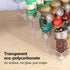 Spice Rack, No Tool Needed Self-derived Snap On Assembly Spice Shelf for Jars, Baking Supplies & Spice Bottles