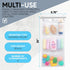 Handy Laundry Hanging Shower Organizer (2-Pack) - 9-Pocket Mesh Caddy for Organizing Bathroom Toiletries and Kids Bath