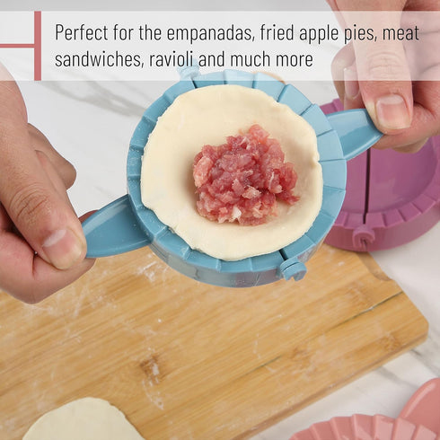 Set, 3 Pack, BTaT- Dough Press Dumpling, Empanada, Pastry and Turnover Press, Hand Pie Maker, Meat Pie Cutter