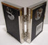 EXP Silver Hinged Double Folding Metal Picture Frame - 2x3 Tabletop or Wall Hang