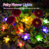 LIGHTOP 30LED L LAMPOP Flower Fairy Lights Battery Operated String Lights Cherry Blossom Waterproof Indoor Decoration