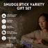SOUL STICKS Smudge Stick Variety Gift Set, Bulk Sage Bundles for Space Cleansing, Smudging Wand Gift Set (Floral Sage,