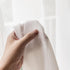 Aquazolax White Sheer Rod Pocket Curtains, 72" Long, Light Filtering Voile, 1 Panel, 25" Wide, Tieback Included