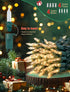 Set 2 Pack 50 Count 13 Bulb Hopolon Clear Christmas Lights Feet Incandescent Green Wire Mini String Lights for Indoor