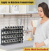 Ardier 4 32 160 Set Countertop Tier Spice Rack Organizer with Square Spice Jars and Spice Labels for Kitchen Cabinet