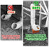 BOUTICOL 2 6.6 Automatic Chicken Feeder with Covers Duty PVC Pipe No Waste Chicken Coop Feeder Pounds Large Chicken