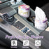 Outus 12 3 Pcs Floral Christian Car Tissues Cylinder Holder with Ply Facial Tissue Bulk Inspirational Bible Verse