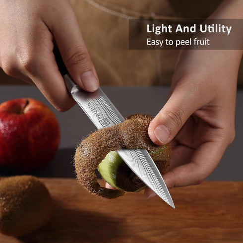 PAUDIN Utility Knife, 5 Inch Chef Knife, Ultra Sharp High Carbon Stainless Steel, Premium Gift Box
