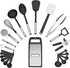 LDC Lux Decor 23 Pieces Kitchen Utensils Set, Non-Stick and Heat Resistant Cooking Tools and Gadgets