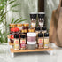 Spice Rack Kitchen Cabinet Organizer - 3 Tier Seasoning Shelf, Step Spice Storage Holder for Kitchen Cabinet, Pantry,