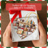 Book Lovers Gifts for Women-Book Ornament Heart Shaped Bookshelf Christmas Decoration with Read Love Live Quote Gifts