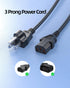 6Ft 3 Prong AC Power Cord Cable Fit for Instant Pot, Electric Pressure Cooker, Rice Cooker, Soy Milk Maker, Power Quick Pot, Microwaves and Other Kitchen Appliances Replacement - (ETL Listed Cable)
