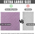 Homaxy 12 Pack Kitchen Dish Cloths, 10 x 10 Inches, Purple, Super Soft and Absorbent Coral Velvet Cleaning Cloths.