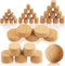 Keadic 41 Pcs 6 Sizes Wooden Tapered and Ball Cork Plugs Assorted Set