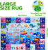 4x5 Safe(40"x60") Baby Play Mat for Floor, FT Non-Slip Nursery ABC Rug, Extra Thick Large Area Kids Rugs, Kids Mat