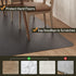4'6' Area Floor Mat for Home, Large Black No Slip Waterproof Vinyl Area Rug for Under Dining Room Table, Spill