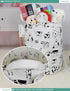 FANKANG Storage Basket, Foldable Nursery Hamper, Waterproof PE Coating, Large Storage Baskets for Kids, Office, Toys
