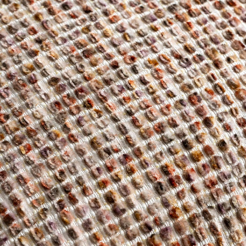 Purewish Pack 2 26x26 of Neutral Euro Sham Covers Boho Textured Dots Stripe Chenille Large Square Decorative Throw