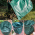 2-Pack 132 4 Gallons Leaf Bags, Reusable Yard Waste Bags, Heavy Duty Lawn Bags with Handles for Garden Leaves and Waste
