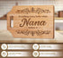 Nana Gifts - Engraved Bamboo Cutting Board, 12.3"L x 8.7"W x 0.4"Th, Birthday Gifts for Nana