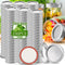 SLifeJars Canning Lids and Rings Regular Mouth, 240 Pcs 70MM Mason Jar Lids and Rings Set for Leak Proof Canning