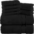8-Piece Set, 4 2 2 100% Elegant Comfort Premium Cotton Towel Includes Washcloths, Hand Towels and Bath Towels, Turkish
