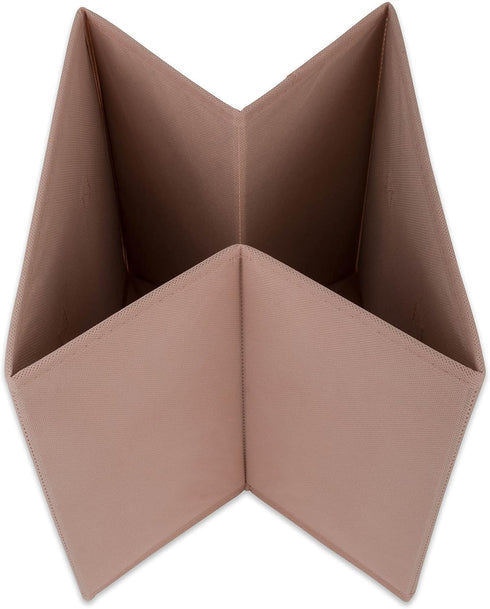 DII Non Woven Fabric Storage Bin Collection, Collapsible Organizer Cube, Small Set, 13x13x13", Millennial Pink