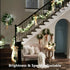 33ft 100 Dimmable Brizled Color Changing Christmas Lights, LED RGB Red White Blue Light String with Remote, Mini Light