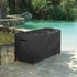 46L 22W 24H inch, Patio Deck Box Cover Waterproof Outdoor Rectangular Storage Bench Cover x x Black