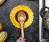 Sunflower Shaped Ceramic Spoon Rest, 2 PCS for Stove Top and Counter