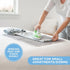 HOLDN’ STORAGE Ironing Mat, Magnetic Laundry Mat, 28.25” x 19”, Gray, Quilted for Washer and Dryer
