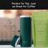 Firebelly Tea, Travel Tea Infuser Mug with Strainer, Insulated Tumbler for Loose Leaf Tea or Coffee, Leakproof Bottle