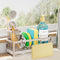 SWTYMIKI Sponge Holder for Kitchen Sink - Sink Caddy with Brush Holder