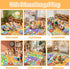 2.5 4 Kid Rug ABC Rugs for Playroom, Alphabet Rug for Bedroom Educational Learn Preschool Rugs Nursery Toddler Kids