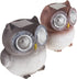 Yard Décor, Solar Outdoor LED Light and Battery Operated Statue for Garden, Patio, Lawn, Owl Set of 2