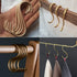 12-Pack 3.95" Brass S Hooks for Hanging - Heavy-Duty S-Shaped Hook for Coffee Cups Mug Coat Clothes Storage Hangers