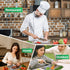 BEGCON 304 15.4" 11" Stainless Steel Cutting Boards for Kitchen - Stainless Steel Food Grade, Double-Sided Non Toxic