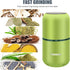 COOL KNIGHT Electric Herb Grinder, Large Capacity Spice Coffee Grinder with Pollen Catcher - 7.5" (Green)