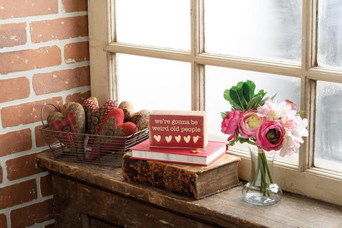 Primitives by Kathy We're Gonna Be Weird Old People Home Décor Sign