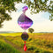 Wind Spinners, 3D Hanging Wind Spinner for Yard and Garden, Metal Flowers Outdoor Hanging Decor