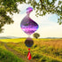 Wind Spinners, 3D Hanging Wind Spinner for Yard and Garden, Metal Flowers Outdoor Hanging Decor