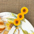 Supreme Housewares Sunflower Cheese Spreaders, Set of 4, Hand-Painted Resin Handles